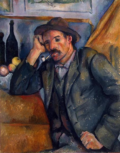 The Smoker, 1890 - Paul Cezanne