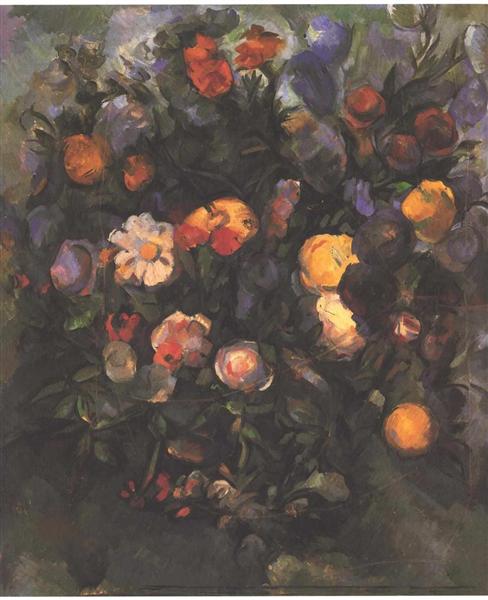 Vase of Flowers, 1900 - 1903 - 塞尚