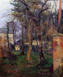 Abandoned garden in Rouen - Paul Gauguin