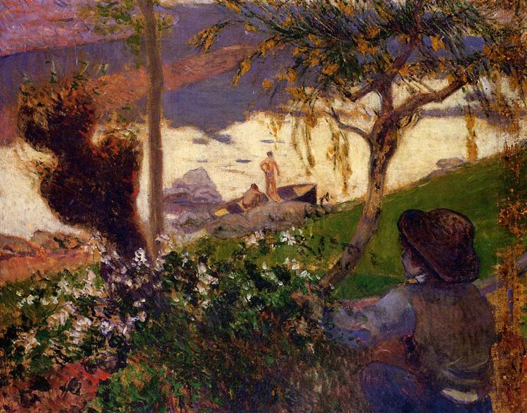 Breton Boy by the Aven River, 1888 - Paul Gauguin