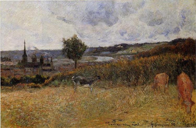 Near Rouen, 1884 - Paul Gauguin