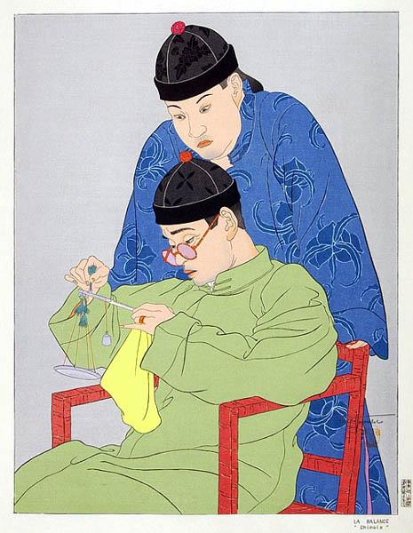 La Balance. Chinois, 1939 - Paul Jacoulet
