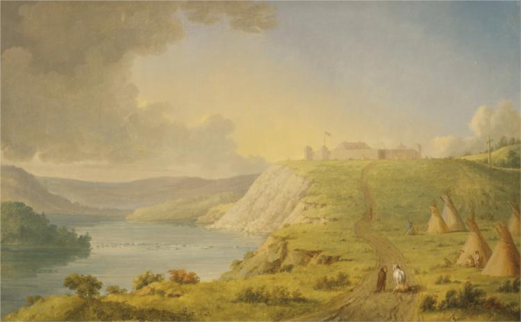 Fort Edmonton, 1856 - Paul Kane