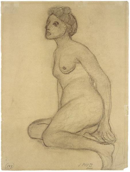Seated Female Nude, 1905 - Paula Modersohn-Becker