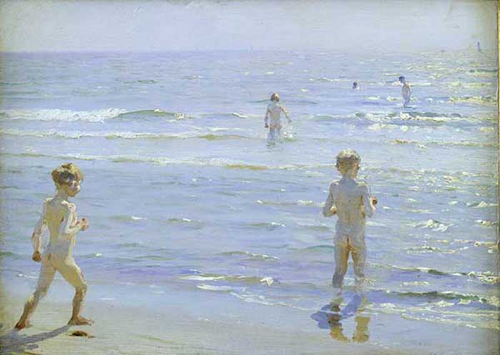 Boys Bathing, 1892 - Peder Severin Kroyer
