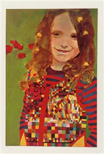 Girl in a Poppy Field - Peter Blake