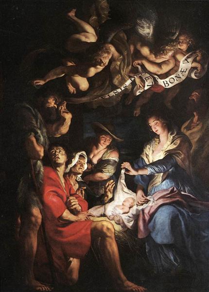 Adoration of the Shepherds, c.1608 - Peter Paul Rubens