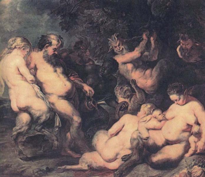 Bacchanale, 1615 - Pierre Paul Rubens