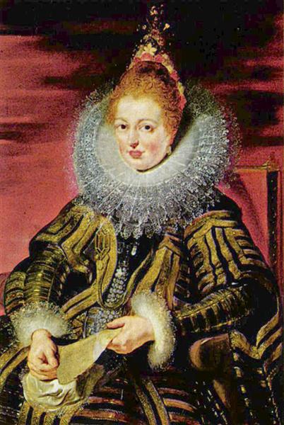 Isabella (1566-1633), Regent of the Low Countries, c.1609 - Peter Paul Rubens
