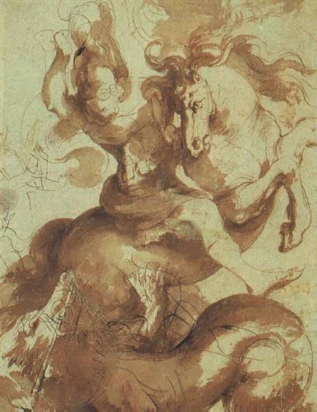 St. George Slaying the Dragon - Pierre Paul Rubens
