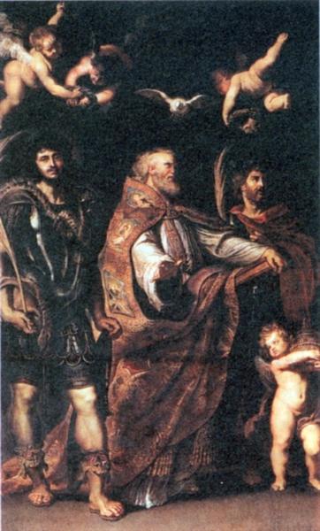 St. George with St. Maurus and Papianus - Пітер Пауль Рубенс