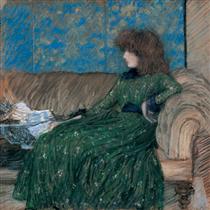 The Sprigged Frock - Philip Wilson Steer