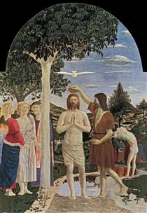 Крещение Христа - Пьеро делла Франческа