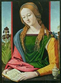 Magdalena Reading - Piero di Cosimo