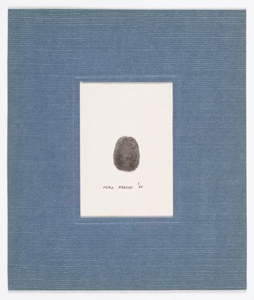Thumbprint, 1960 - Пьеро Мандзони