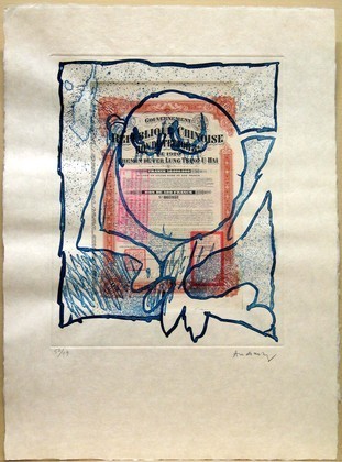 Plate II from the portfolio Krach, 1973 - Pierre Alechinsky