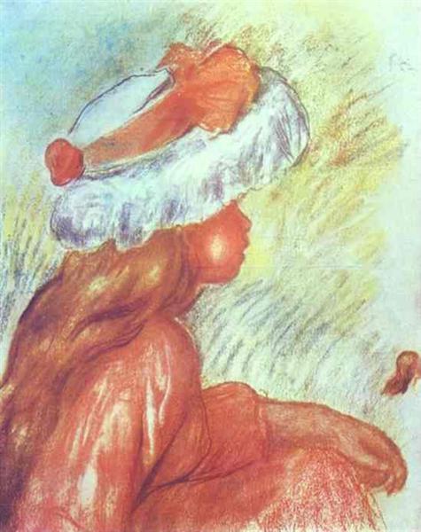 A Girl - Pierre-Auguste Renoir