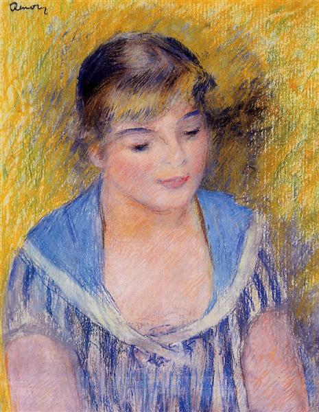 Bust of a Woman - Pierre-Auguste Renoir