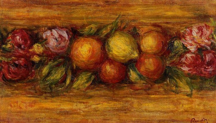 Garland of Fruit and Flowers, 1915 - Auguste Renoir
