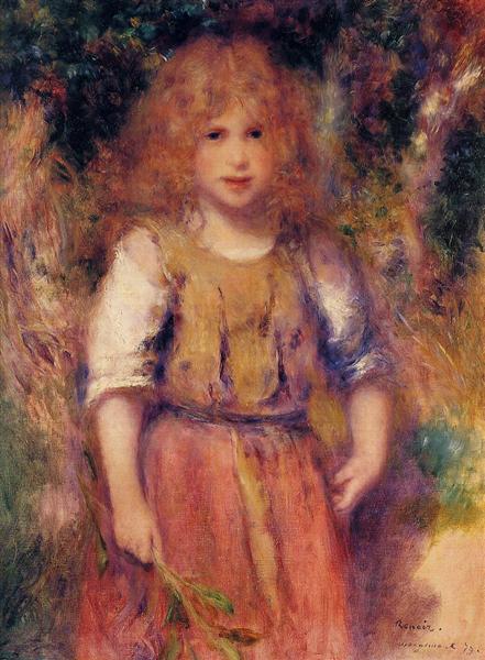 Gypsy Girl, 1879 - 雷諾瓦
