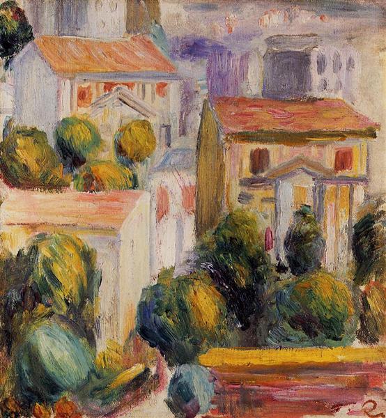 House at Cagnes - Auguste Renoir