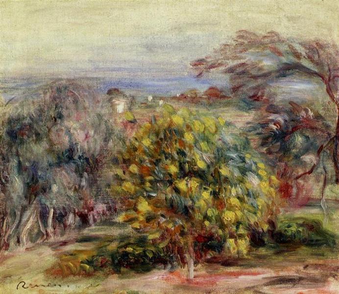 Landscape at Collettes - Auguste Renoir