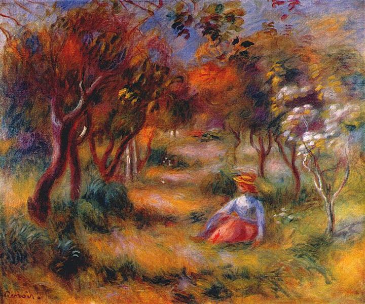 Le Jardin de la Poste (Cagnes), 1906 - Auguste Renoir