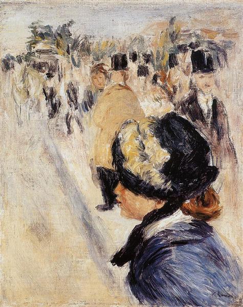 Le Place Clichy, c.1880 - Pierre-Auguste Renoir