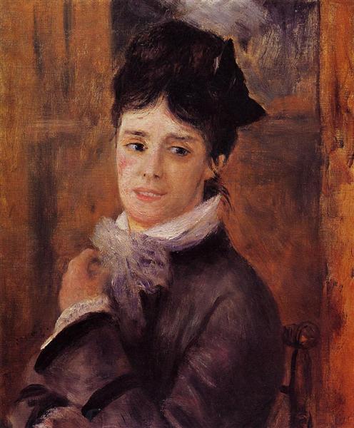 Madame Claude Monet, 1872 - Auguste Renoir