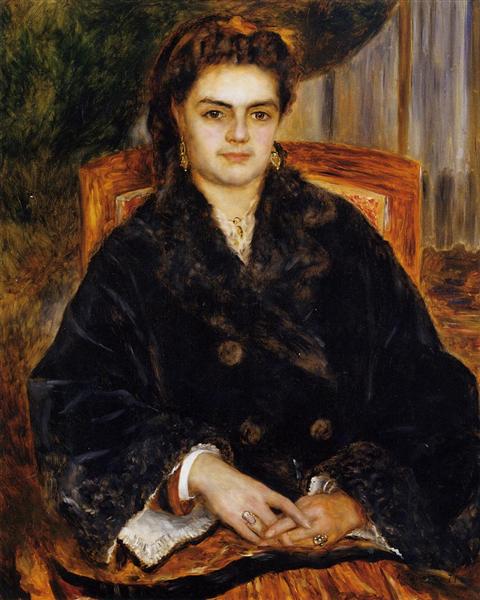 Madame Marie Octavie Bernier, 1871 - Pierre-Auguste Renoir
