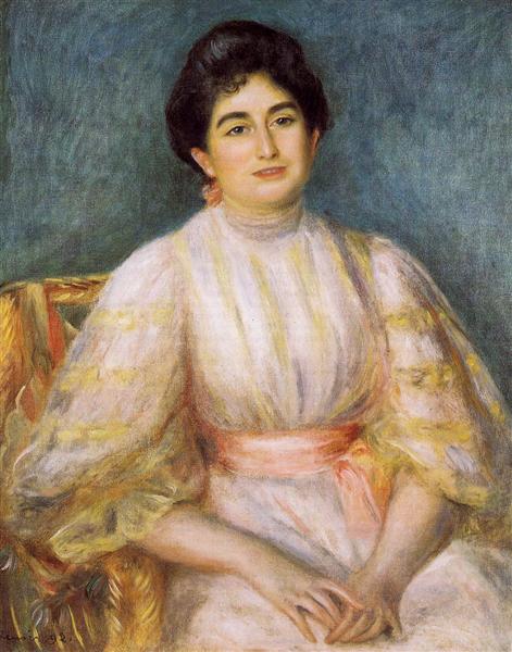 Madame Paul Gallimard nee. Lucie Duche, 1892 - Пьер Огюст Ренуар