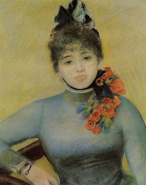 Madame Severine, c.1885 - П'єр-Оґюст Ренуар