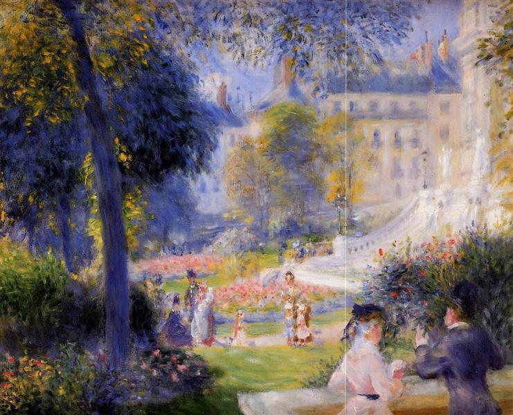 Place de la Trinite, 1875 - Auguste Renoir