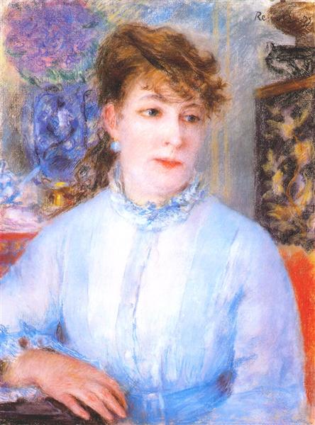 Portrait of a Woman, 1877 - 雷諾瓦