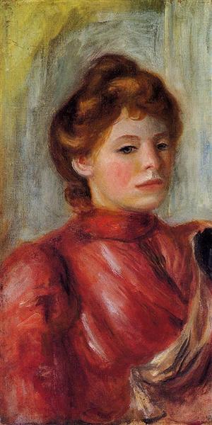 Portrait of a Woman, 1891 - 1892 - П'єр-Оґюст Ренуар