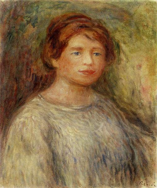 Portrait of a Woman, 1911 - 雷諾瓦