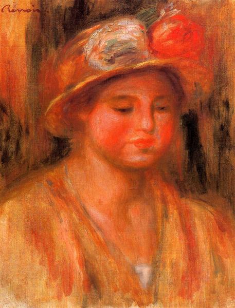 Portrait of a Woman, c.1912 - 1915 - 雷諾瓦