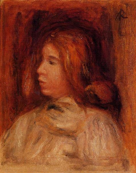 Portrait of a Young Girl - Pierre-Auguste Renoir