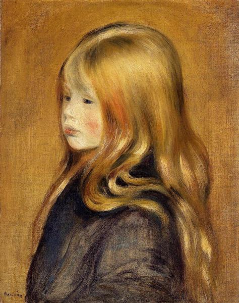 Portrait of Edmond Renoir, Jr., 1888 - 雷諾瓦