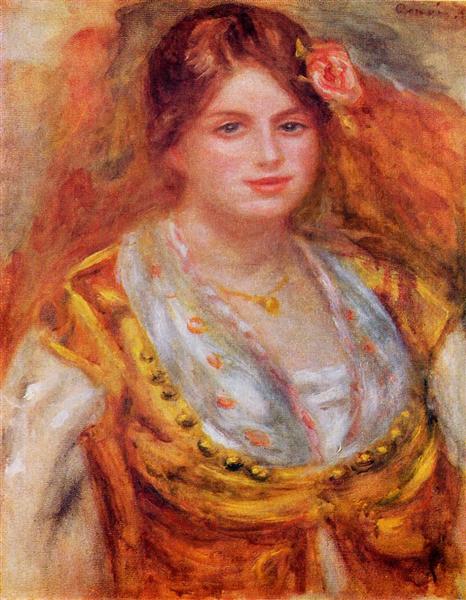 Portrait of Mademoiselle Francois - Пьер Огюст Ренуар