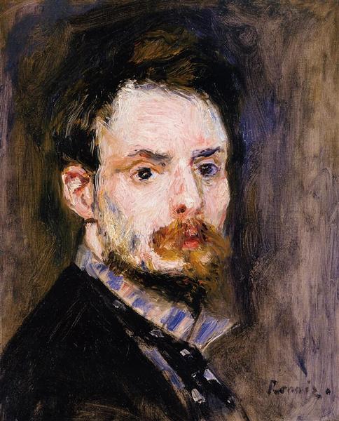 Self-Portrait, c.1875 - Auguste Renoir