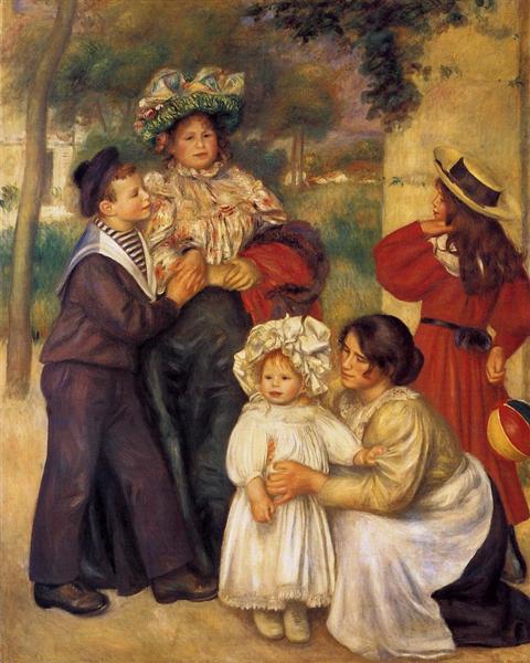 The Artist`s Family, 1896 - Пьер Огюст Ренуар