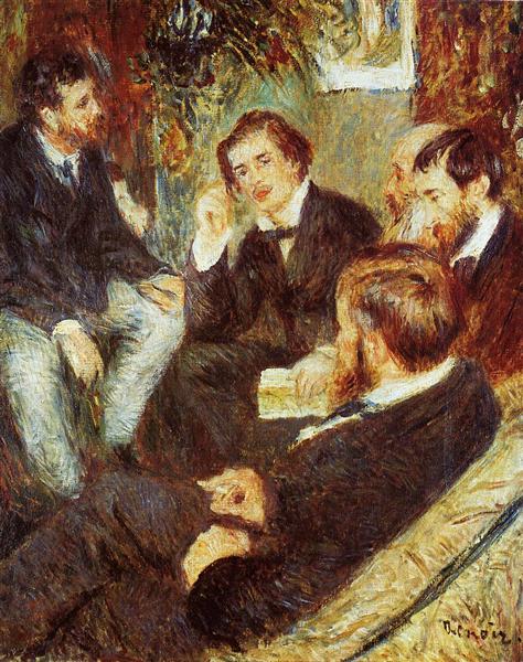 The Artist s Studio, Rue Saint Georges, 1876 - Auguste Renoir