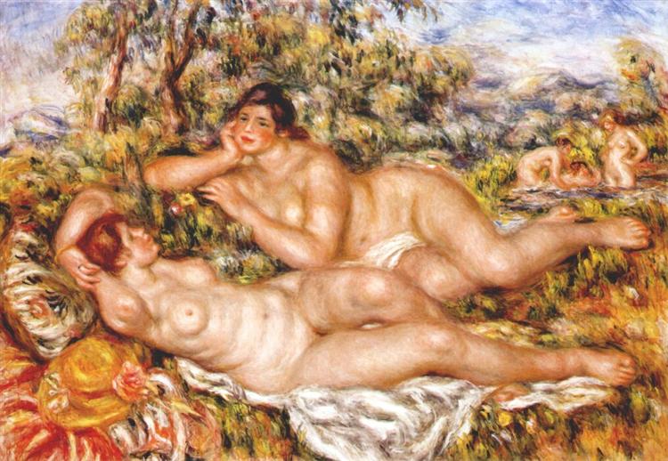 Les Baigneuses, 1918 - 1919 - Auguste Renoir