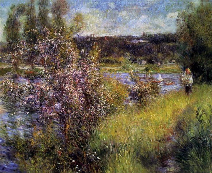 The Seine at Chatou, 1881 - П'єр-Оґюст Ренуар