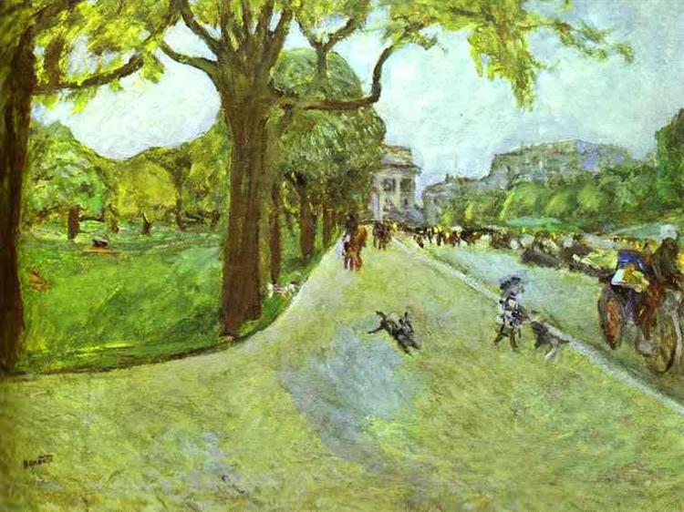 Avenue du Bois in Boulogne, 1912 - 1914 - Пьер Боннар