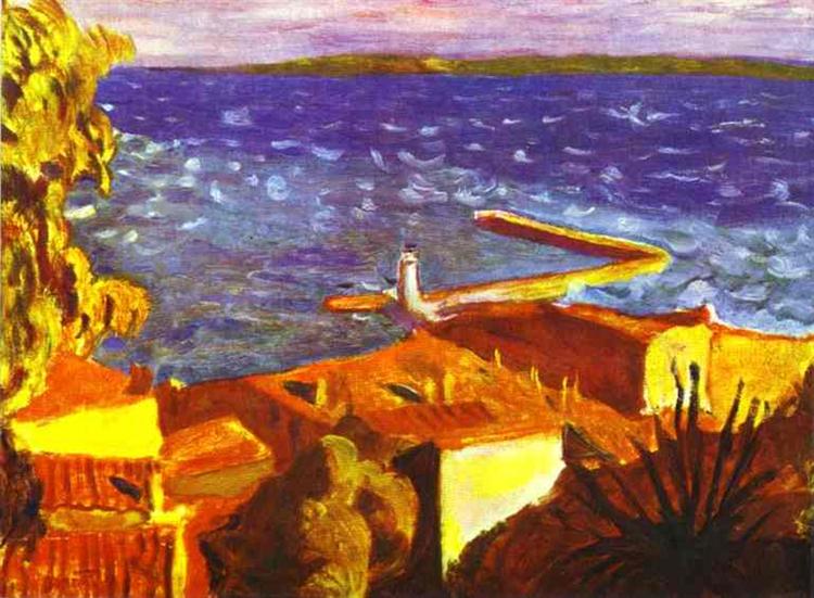 Saint Tropez, Pier, 1912 - Pierre Bonnard