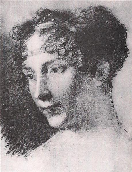 Josephine Bonaparte (study), c.1805 - 皮埃尔·保罗·普吕东