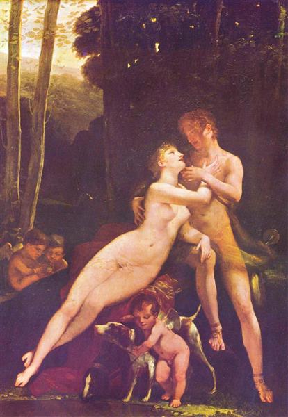 Venus und Adonis, c.1800 - Pierre-Paul Prud'hon