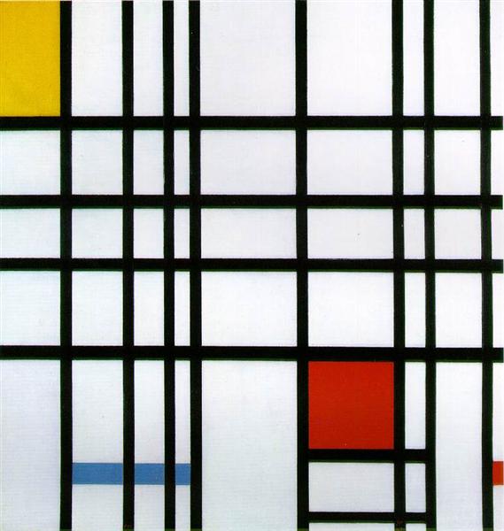 Composition with Red, Yellow and Blue, 1937 - 1942 - Piet Mondrian